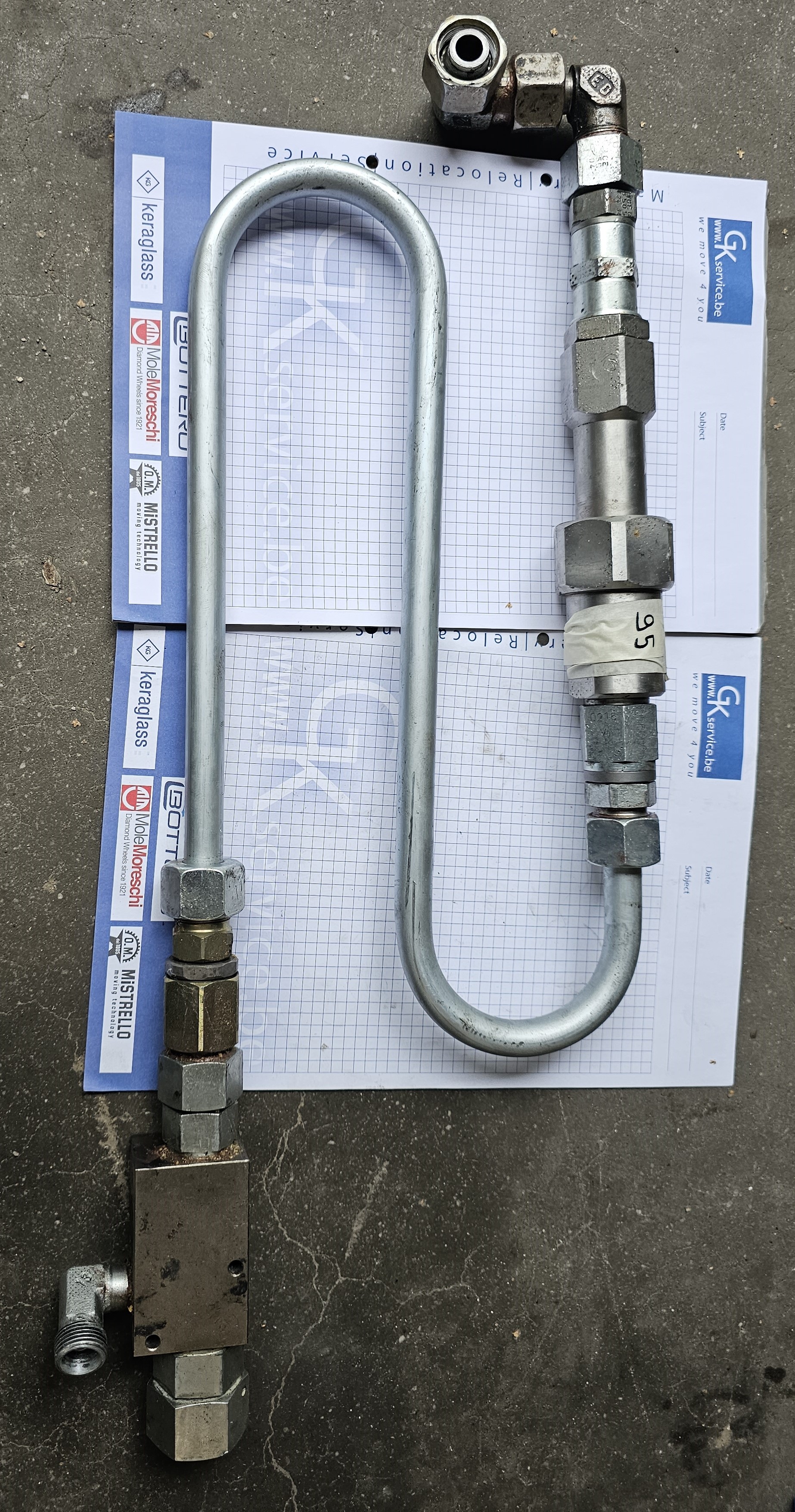 OND-119 Lisec Mixer + connection and valves