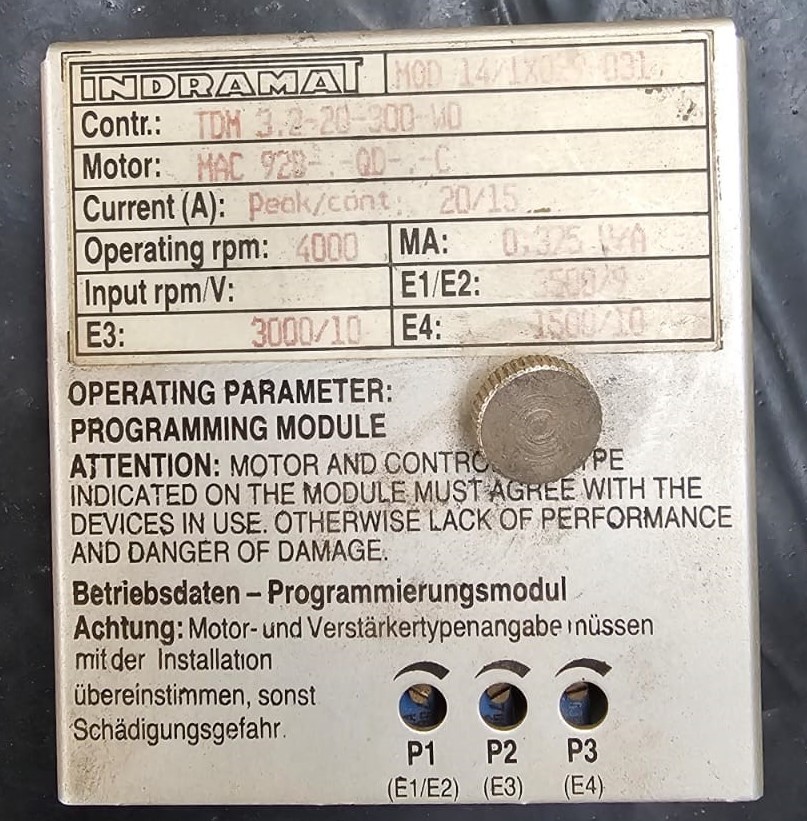 OND-170 Indramat programming module MOD14