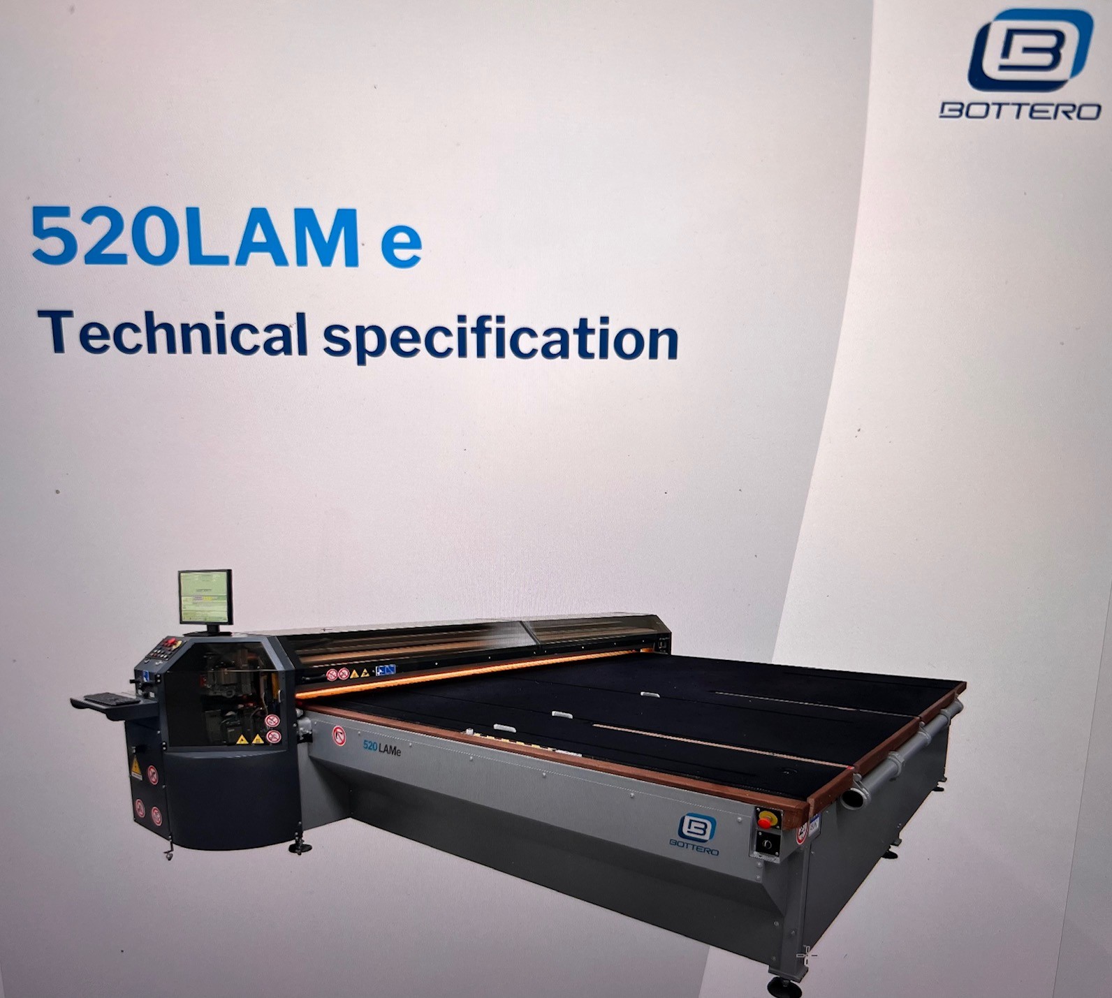 SNI-103 Bottero cutting table for laminated glass 